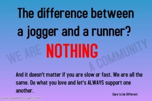 Joggers and runners